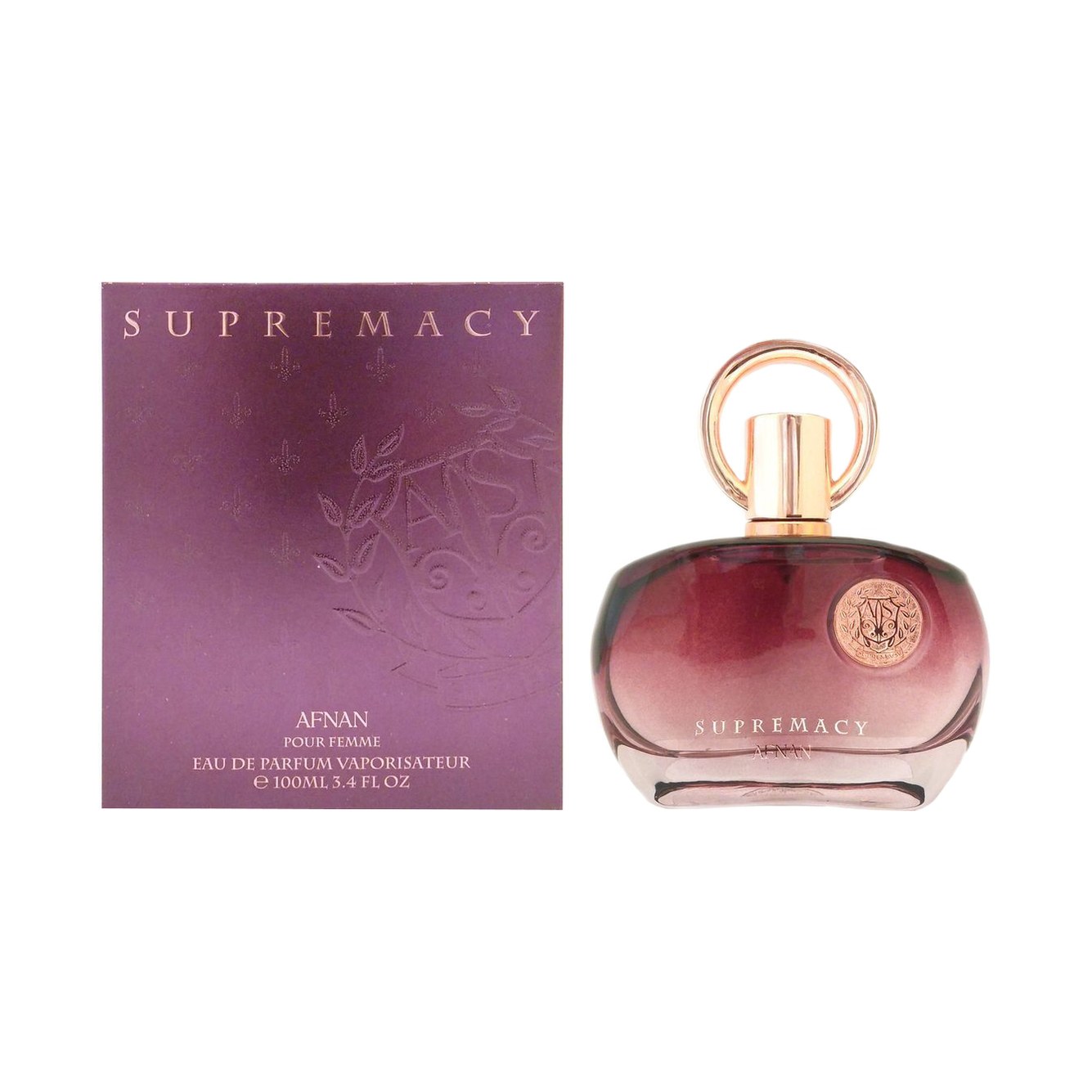 Afnan Supremacy Pour Femme Purple — набор ((п/в + гель д/д + лосьон д/т) 100 + 100 + 100 мл) — фото 2 из 2
