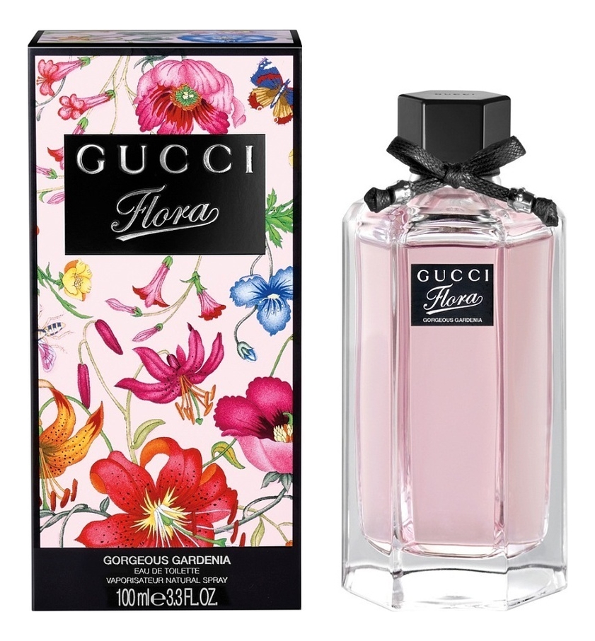 Gucci Flora Gorgeous Gardenia — набор ((п/в + п/в + п/в) 100 + 10 + 5 мл) — фото 2 из 2