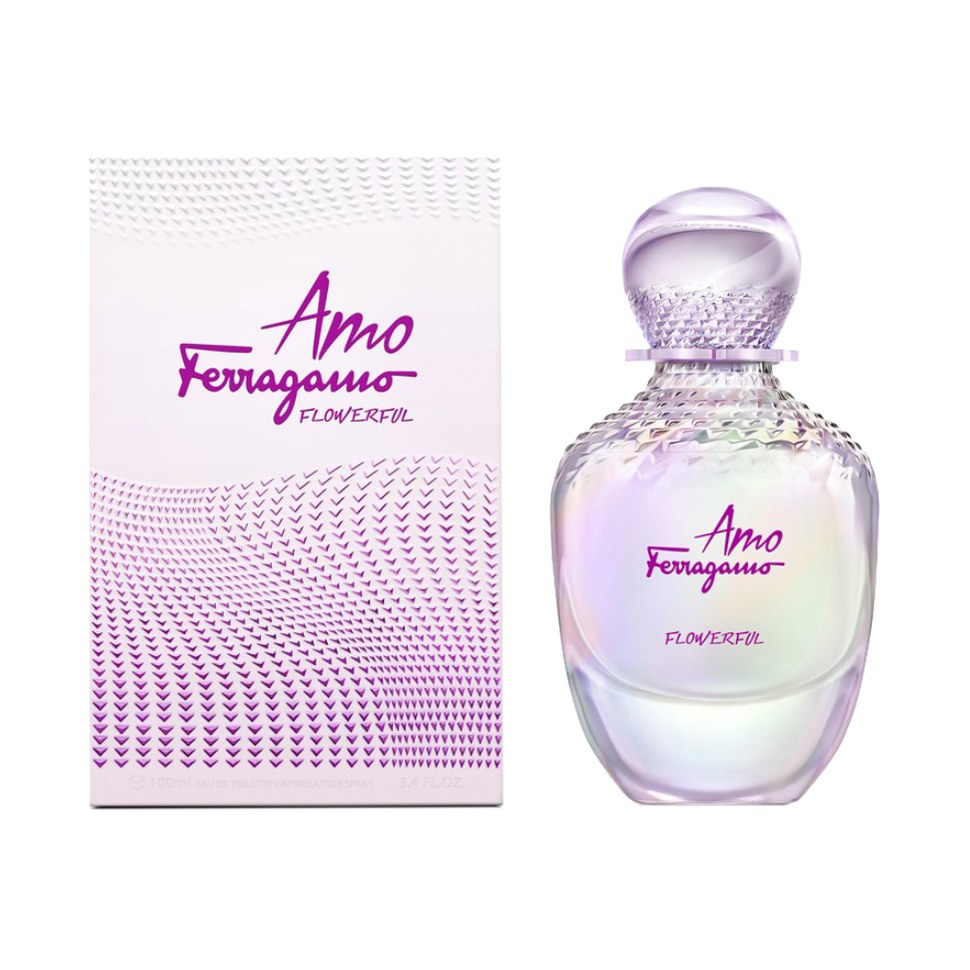 Salvatore Ferragamo Amo Flowerful — набор ((т/в + лосьон д/т)50 + 100 мл; (т/в + лосьон д/т) 50 + 100 мл) — фото 2 из 2