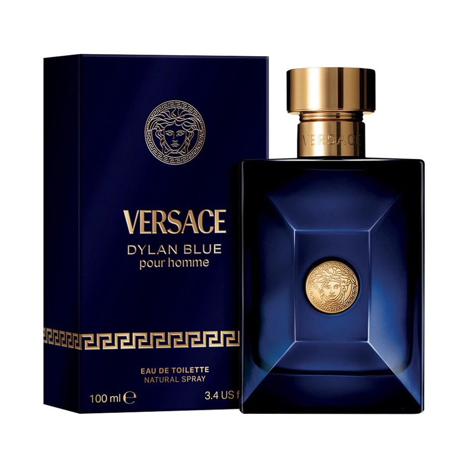Versace Versace Pour Homme Dylan Blue — набор ((т/в + гель д/д + бальзам п/б) 50 + 50 + 50 мл) — фото 2 из 2