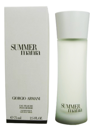 Armani Mania Giorgio Armani Mania Summer Homme Туалетная вода купить парфюм от 75 мл в интернет-магазине Randewoo, цены и отзывы покупателей на сайте
