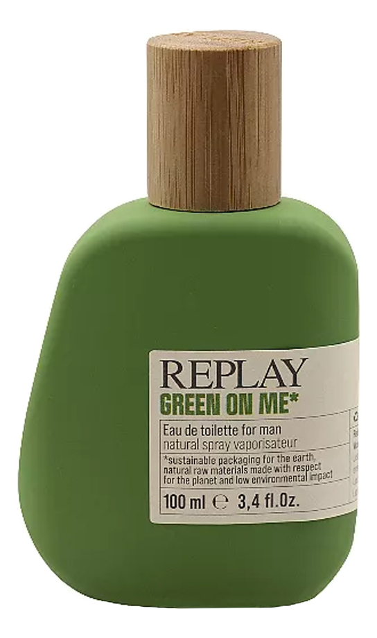 Green On Replay Green On Me For Man Туалетная вода купить парфюм от 100 мл в интернет-магазине Randewoo, цены и отзывы покупателей на сайте