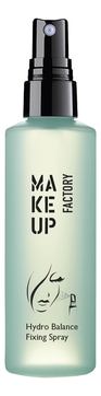 MAKE UP FACTORY увлажняющий спрей для фиксации макияжа hydro balance fixing spray 100мл -